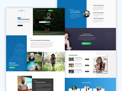 Childcare - A premium landing page template