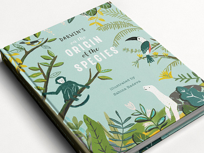 Darwin’s On the Origin of Species: A Picture Book Adaptation darwin evolution illustration kickstarter picture book