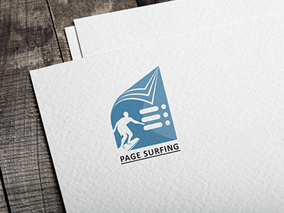 Page + Surfing logo page surfing