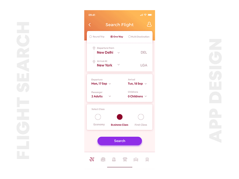 Flight UI Design