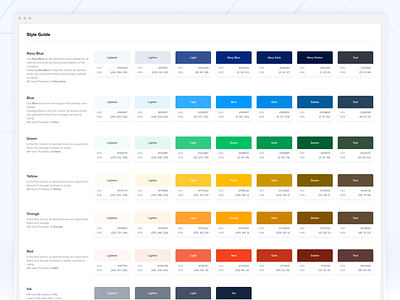 Instabug Design System - Color Palette