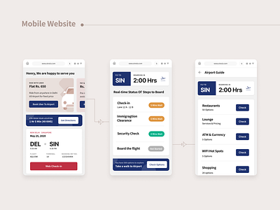 Airlines Transit App Concept app design design minimal ui user experience user experience design user interface design userinterface ux