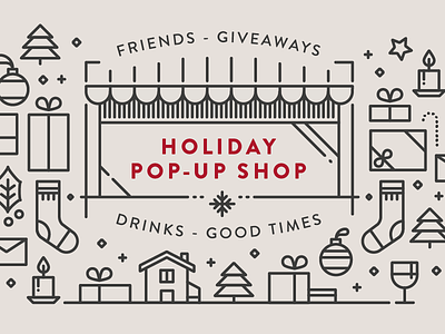 Holiday pop-up shop merrychristmas