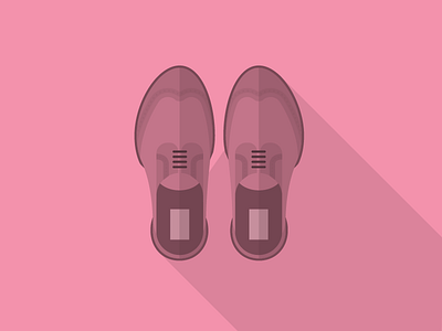 New Shoes classic illustration pink shoes style