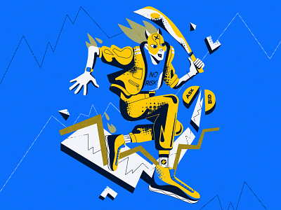 Trader-Ninja illustration vector