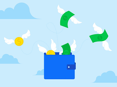 Free money illustration vector