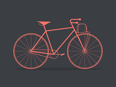 Bicycle Icon Set / 01 art bicycle bike flat icon illustration line vector