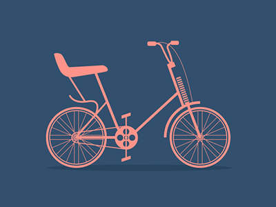 Bicycle Icon Set / 05 art bicycle bike flat icon illustration line vector