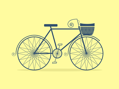 Bicycle Icon Set / 06 art bicycle bike flat icon illustration line vector