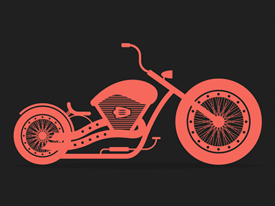 Motorcycle Icon Set / 01 art flat icon illustration line motorcycle vector