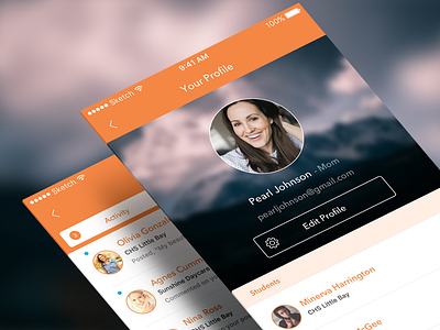 Moment Profiles & Inbox Screens