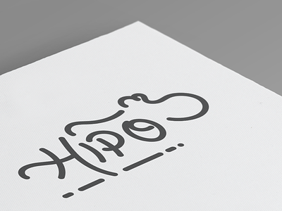 Hipo calligraphy handtype handwritten hipo hippo typography