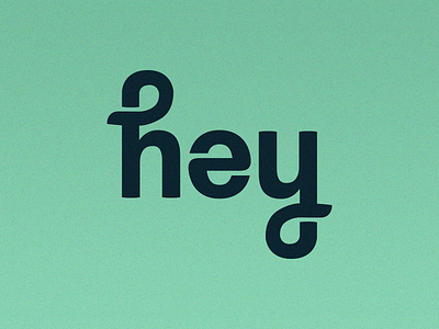 "hey" Ambigram ambigram hey logo