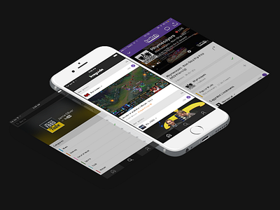 Liveguide UI app gaming ios iphone liveguide livestreaming noclip ui user experience user interface ux