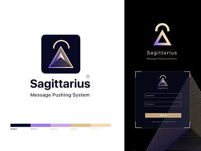 Sagittarius logo icon icon logo sagittarius