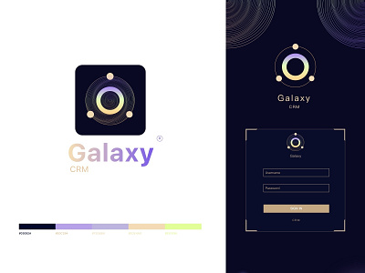 Galaxy logo galaxy icon logo