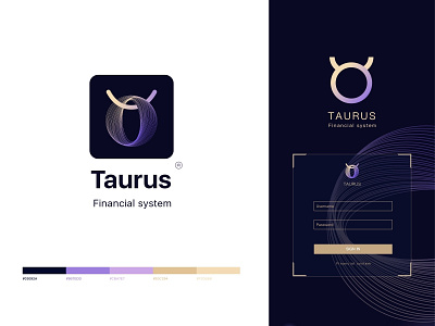 Taurus financial icon logo