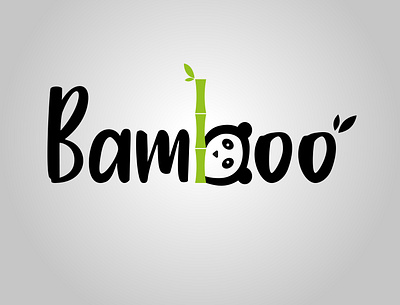 Bamboo bamboo bamboologo dailylogochallenge logodesign panda typography
