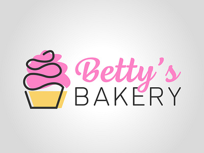 Betty's Bakery daily logo challenge dailylogochallenge graphic design graphism illustration illustrator logo logo concept logo design typography