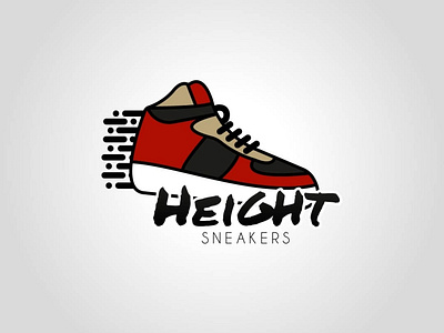 Height Sneakers daily logo challenge dailylogochallenge design graphic design illustration illustrator logo concept logo design typography vector