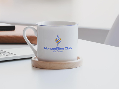 Montgolfière Club de Caen - LOGO design graphic design graphism icon illustrator logo logo design typography vector