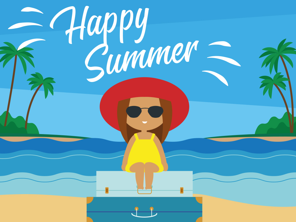 Happy Summer by Mélanie Vautier on Dribbble