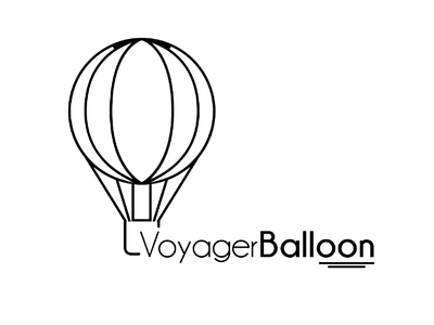 Voyager Balloon - Logo concept air balloon balloon graphic design illustrator logo logo concept logo design typography