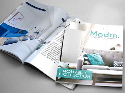 Modrn. - Fictive Catalogue catalogue catalogue design design graphic design graphism illustrator indesign layout