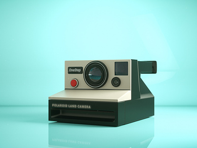 Polaroid Camera CGI 3d art camera cinema4d design illustration istanbul lens modelling octane polaroid polaroids retro