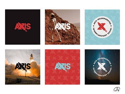 DLC 1: Rocket Ship Logo Concept - Axis Incorporated art branding colorful design design art graphic design illustration logo typogra typography vector