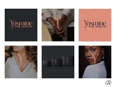 DLC 3: Single Letter Logo Concept - Yasmine Fine Jewelry branding design design art graphic design illustration logo sophisticated typography