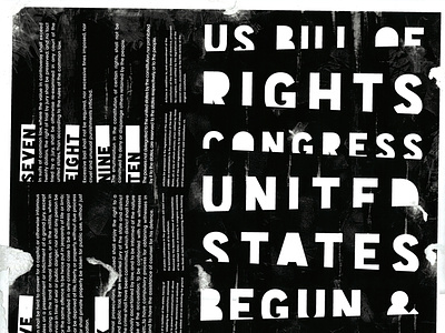Punk Bill of Rights Poster 1970s against the grain bill of rights design design art graphic design poster poster a day poster design typography vector