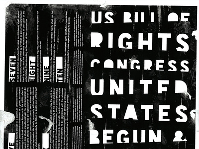 Punk Bill of Rights Poster 1970s against the grain bill of rights design design art graphic design poster poster a day poster design typography vector