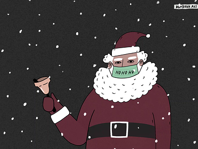 Ho ho ho! after effects animation christmas doodles hand drawn motion design santa
