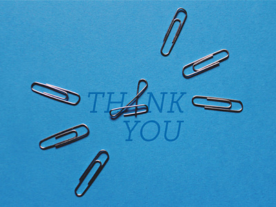 Paperclip Typography design flat illustration paperclip photo physical typography