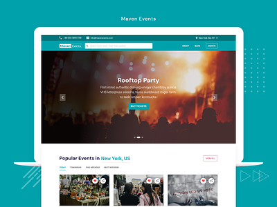 Maven Events - Events Ticket Booking