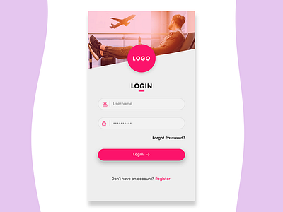 App login creative design idea inspiration login design mobile app design