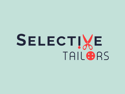 Selective Tailors Logo Design apparels creative fashion garments inspiration logo design logo design branding logo design concept shop tailor trending
