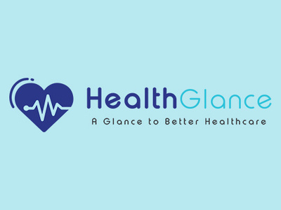 Health Glance Logo Design brand design branding agency creative glance health idea identity branding inspiration logodesign