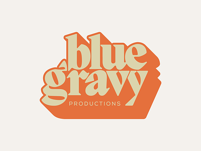 Blue Gravy branding graphic design logo typography