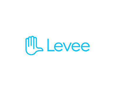Levee logo concepts branding design flat icon logo minimal vector