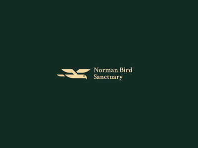 Norman Bird Sanctuary logo and brand identity