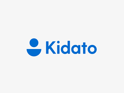 Logo design for Kidato branding clean design flat icon identity logo minimal ui vector