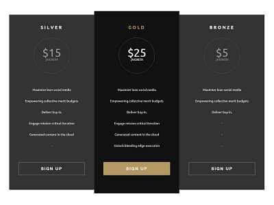 Pricing Table plugin pricing table ui web design wordpress