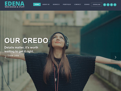 New Demo for Edena WordPress theme design edena little neko theme themeforest web design website wordpress