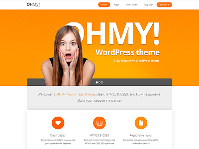 OHMY | Business theme business envato little neko theme themeforest web design wordpress
