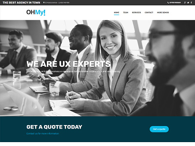 New consulting demo business envato little neko theme themeforest ui ux web design wordpress
