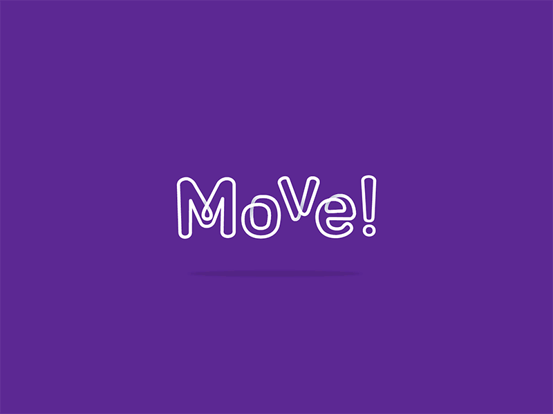 Early 'Move by Proximus' animation animation branding logo motion video