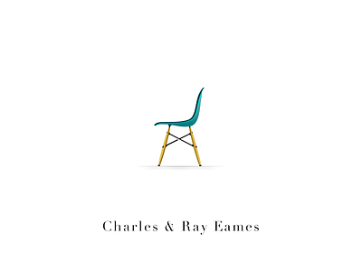 Charles & Ray Eames chair charles dsw eames icon perfect pixel ray small