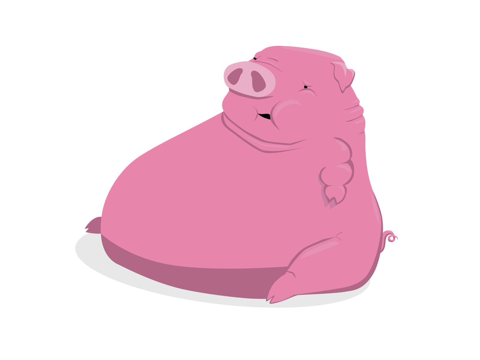 ugly pig by Calhan Ray on Dribbble
